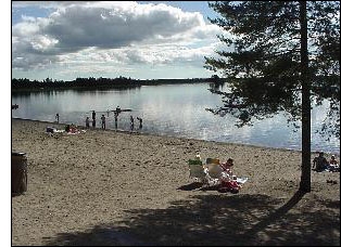 Kör till stranden!