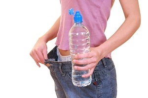 A água ajudará a perder peso
