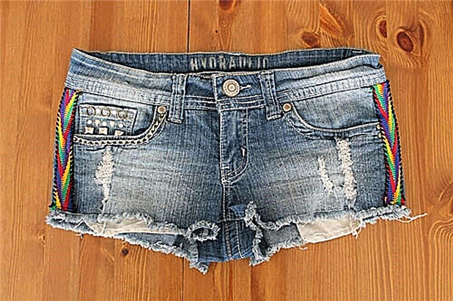We make fashionable from ordinary jeans shorts: 8 workshops