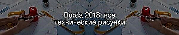 Burda 2018: all technical drawings