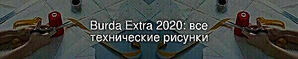 Burda Extra 2020: todos os desenhos técnicos