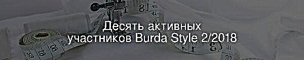 Dix membres actifs de Burda Style 2/2018