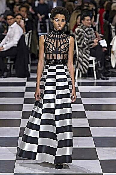 Géométrie de la belle: collection couture printemps-été 2018 de Christian Dior