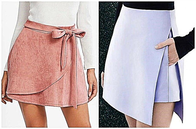 How and with what to wear an asymmetric skirt