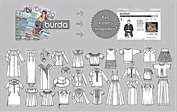 כיצד לקנות דפוס אלקטרוני באתר burdastyle.ru?