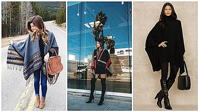 Een poncho dragen: 24 mode-ideeën
