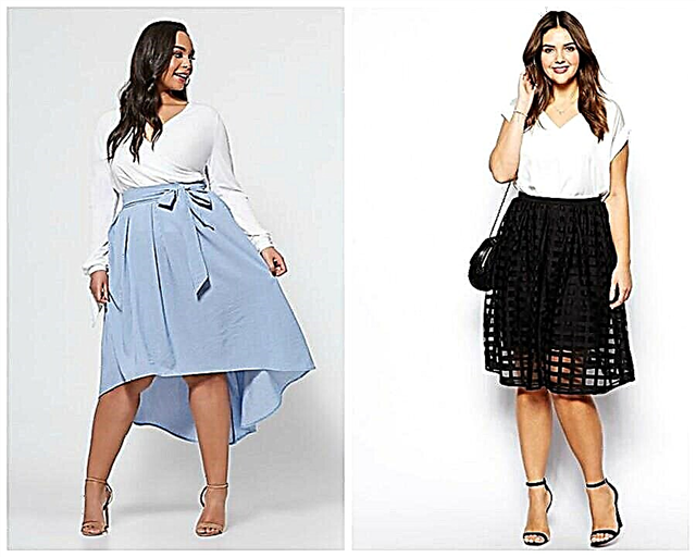 How to choose a skirt for wide hips?