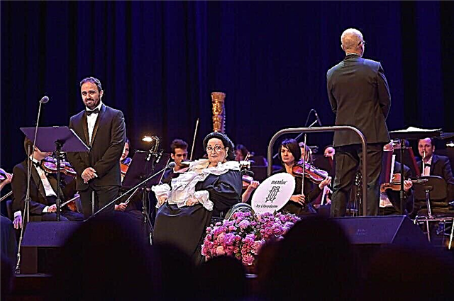 Concert de Montserrat Caballe à Moscou
