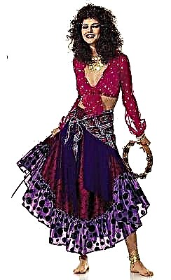 Gypsy party costume