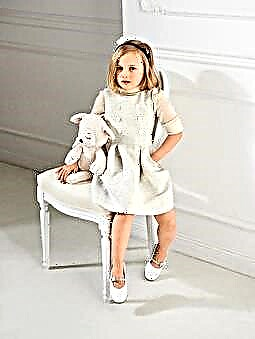 Mazā princese: elegantu kleitu modeļi meitenēm
