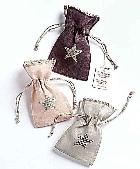 Broderede stjerner souvenir tasker