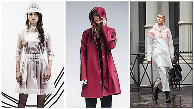 Fashionable women's raincoats 2017: 21 spring look