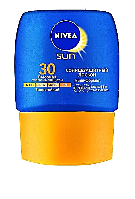 New from Nivea: sunscreen mini lotion and cream scrub