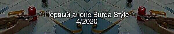 The first announcement of Burda Style 4/2020