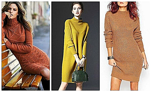Warm and practical: what to wear with a sweater dress