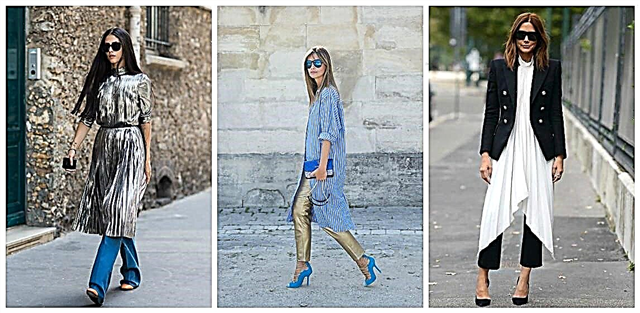Trend on the verge of a foul: dress + pants