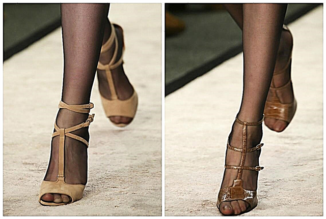 Sæsonens trend: sandaler med strømpebukser