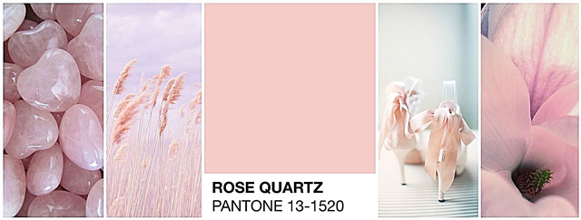 Season color: we sew outfits in a fashionable shade of Rose quartz