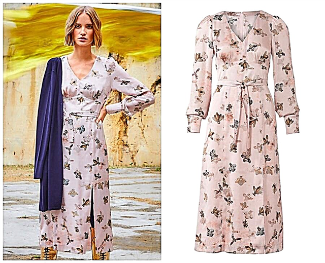 Pattern of the month: flowing dress with a figured belt