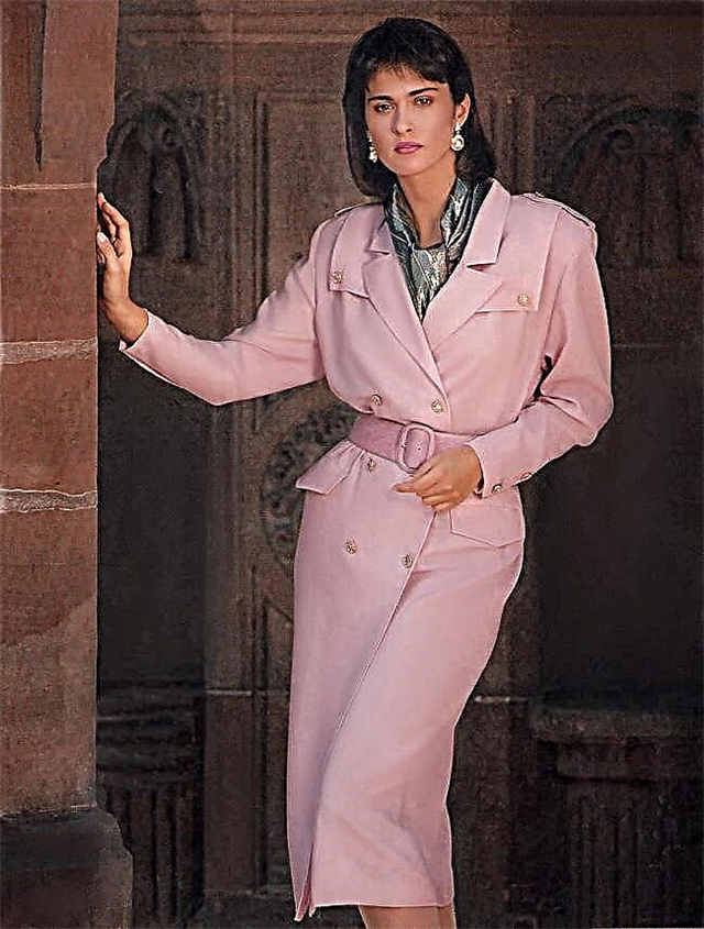 مشروع ذكرى بوردة. فستان معطف بوردا 1/1987