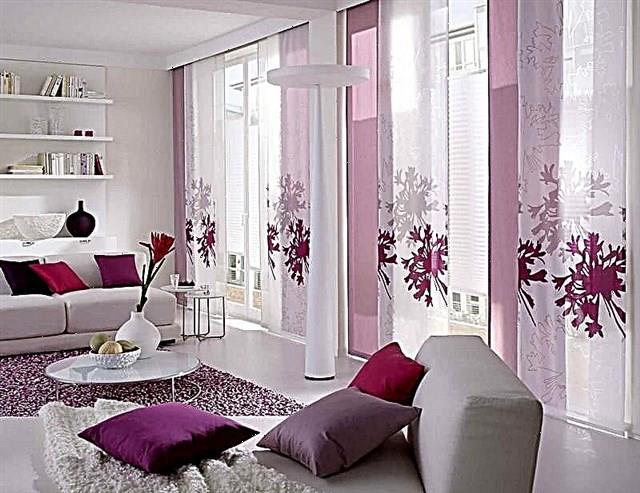 Hermosas cortinas en el interior: una foto de la idea de cortinas en el interior de la habitación, guardería, cocina, sala de estar